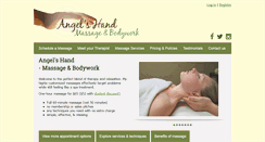 Desktop Screenshot of angelshand.net